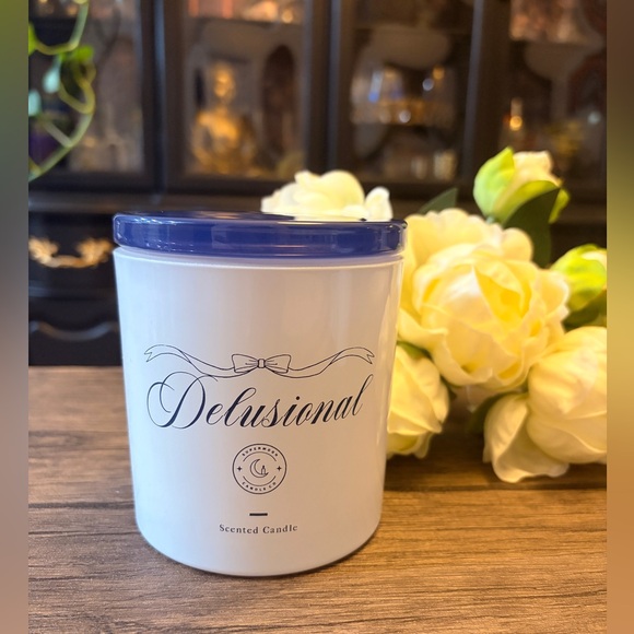 Other - DELUSIONAL ✨🎀 In the Clouds Scented Candle with Blue Lid ✨13 oz